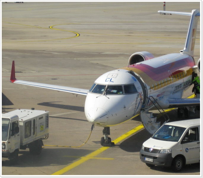 Flieger nach Barcelona