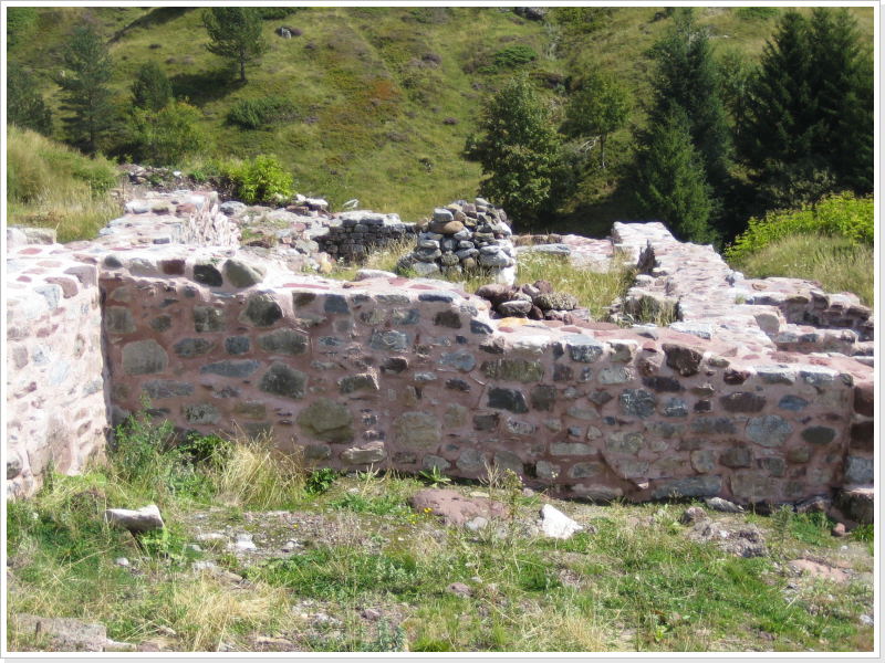 Ruine des Pilgerhospitals Santa Cristina